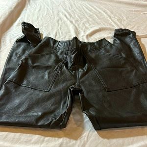 Spank leather joggers - Women’s size Medium.